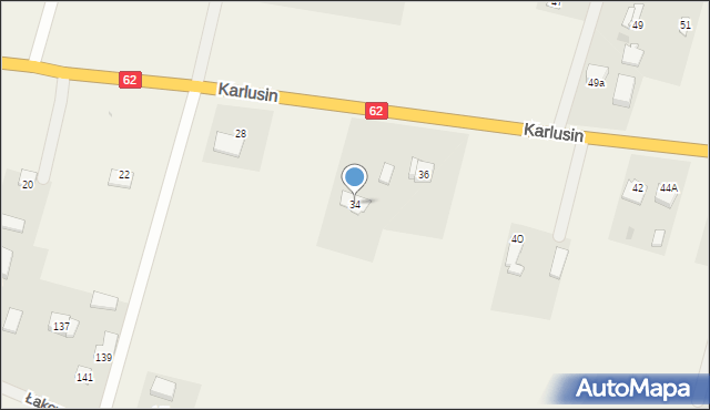 Karlusin, Karlusin, 34, mapa Karlusin