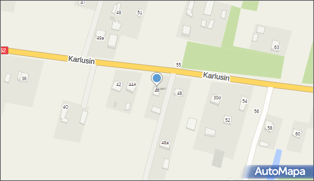 Karlusin, Karlusin, 46, mapa Karlusin