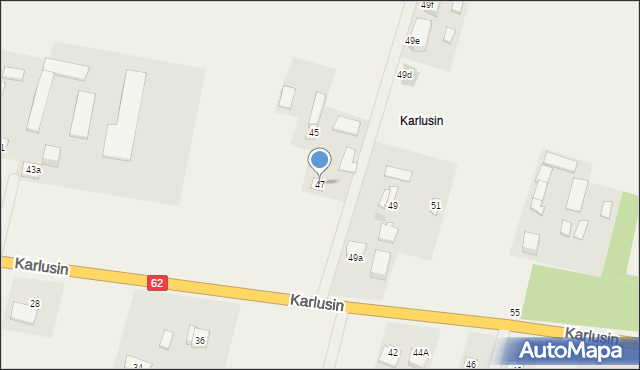 Karlusin, Karlusin, 47, mapa Karlusin