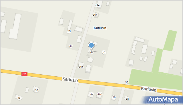 Karlusin, Karlusin, 49, mapa Karlusin