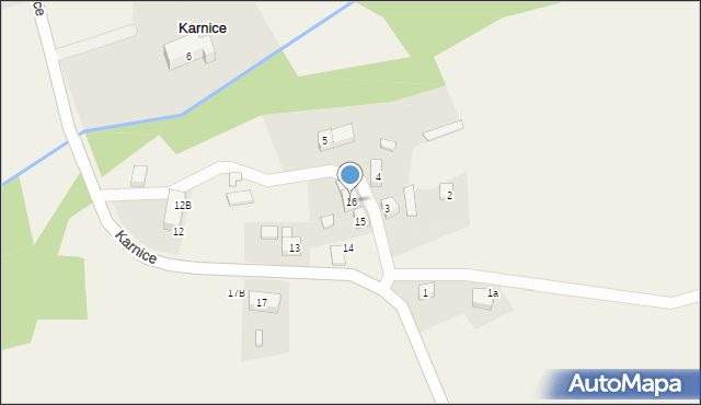 Karnice, Karnice, 16, mapa Karnice