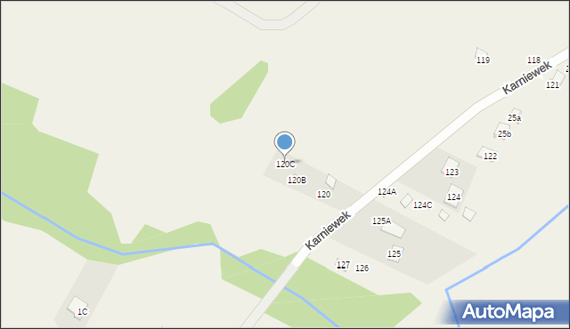 Karniewek, Karniewek, 120C, mapa Karniewek
