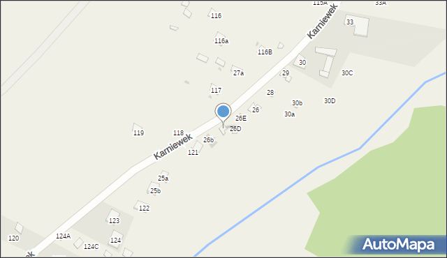 Karniewek, Karniewek, 26c, mapa Karniewek