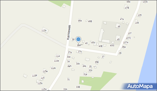 Karniewek, Karniewek, 39A, mapa Karniewek