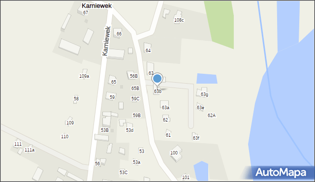 Karniewek, Karniewek, 63b, mapa Karniewek