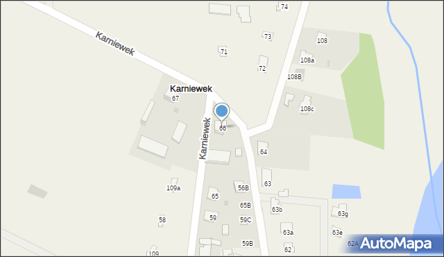 Karniewek, Karniewek, 66, mapa Karniewek