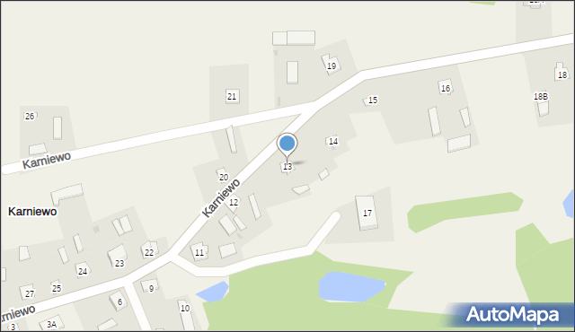 Karniewo, Karniewo, 13, mapa Karniewo