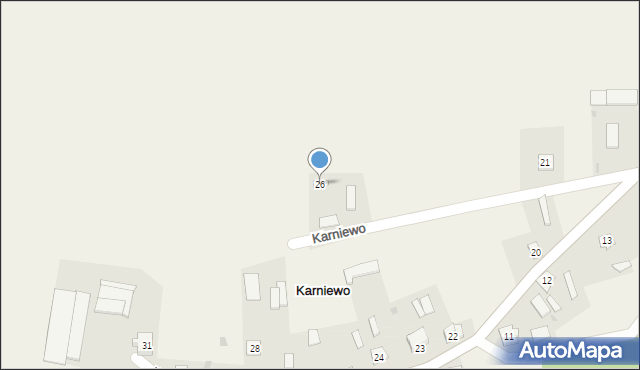 Karniewo, Karniewo, 26, mapa Karniewo