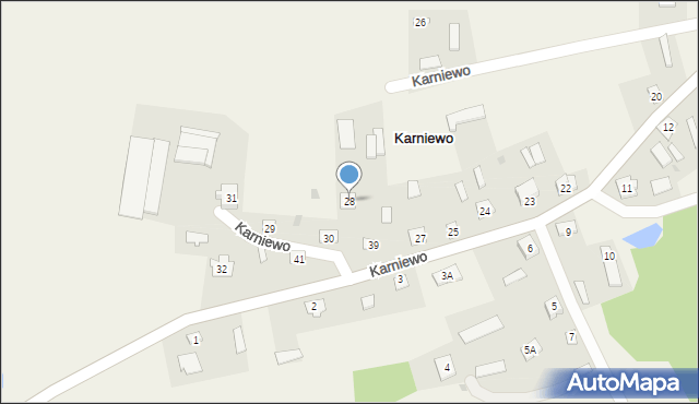 Karniewo, Karniewo, 28, mapa Karniewo