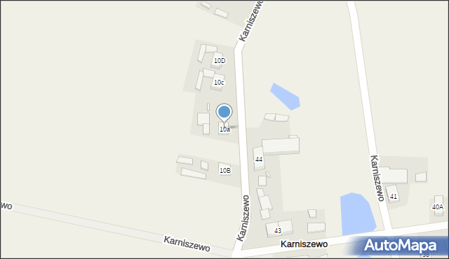 Karniszewo, Karniszewo, 10a, mapa Karniszewo