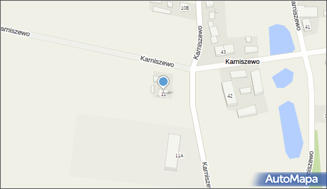 Karniszewo, Karniszewo, 11, mapa Karniszewo