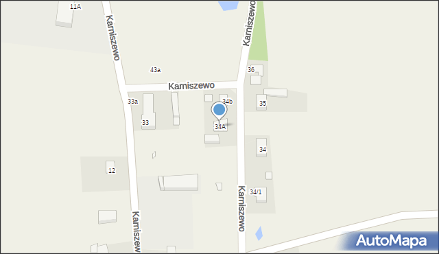 Karniszewo, Karniszewo, 34A, mapa Karniszewo