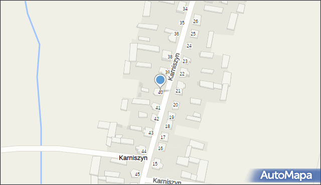 Karniszyn, Karniszyn, 40, mapa Karniszyn