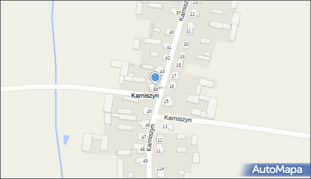 Karniszyn, Karniszyn, 44, mapa Karniszyn