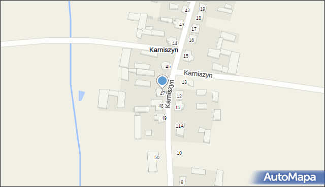 Karniszyn, Karniszyn, 47, mapa Karniszyn