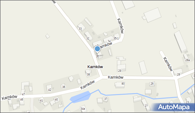 Karnków, Karnków, 30, mapa Karnków