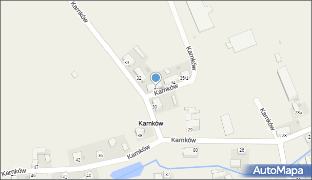 Karnków, Karnków, 31, mapa Karnków