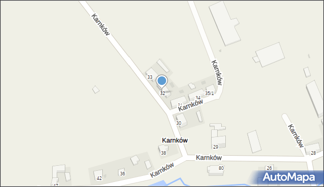 Karnków, Karnków, 32, mapa Karnków