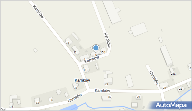 Karnków, Karnków, 34, mapa Karnków