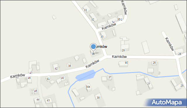 Karnków, Karnków, 38, mapa Karnków