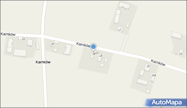 Karnków, Karnków, 19, mapa Karnków