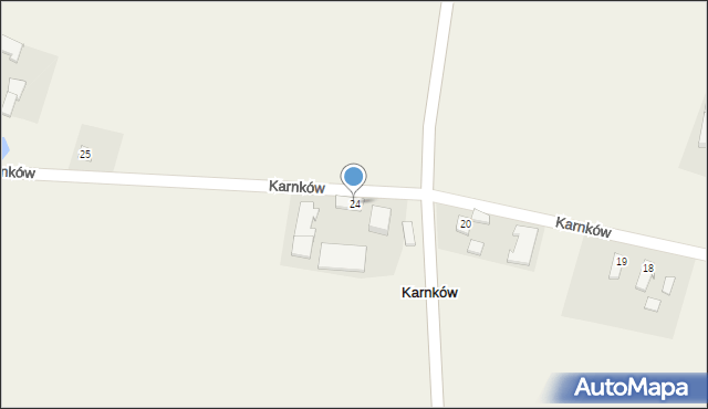 Karnków, Karnków, 24, mapa Karnków