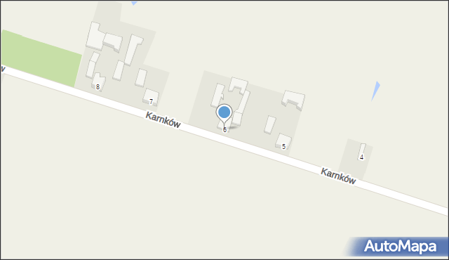 Karnków, Karnków, 6, mapa Karnków