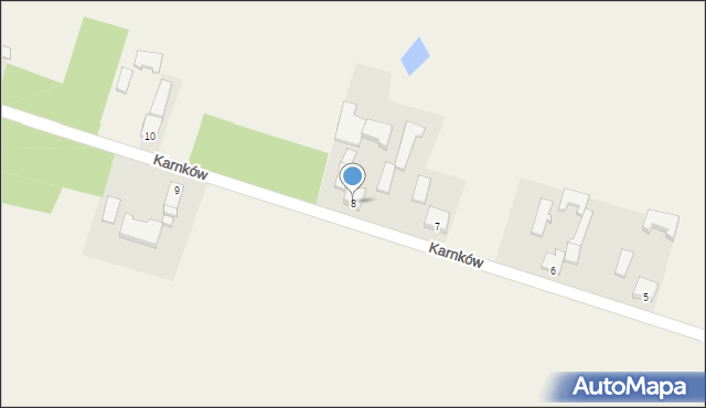 Karnków, Karnków, 8, mapa Karnków