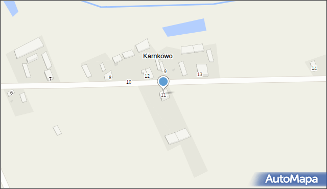 Karnkowo, Karnkowo, 11, mapa Karnkowo