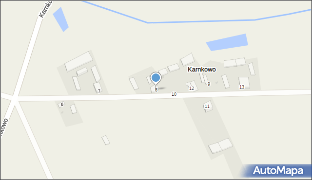 Karnkowo, Karnkowo, 8, mapa Karnkowo