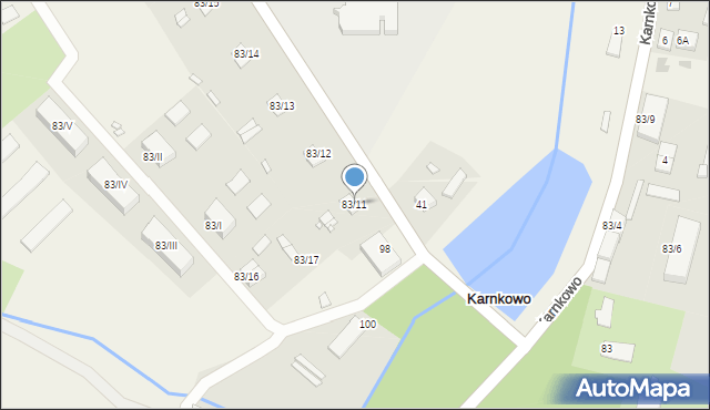 Karnkowo, Karnkowo, 83/11, mapa Karnkowo