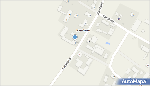 Karnówko, Karnówko, 3, mapa Karnówko