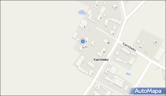 Karnówko, Karnówko, 6, mapa Karnówko