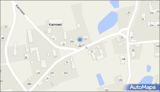 Karnowo, Karnowo, 26b, mapa Karnowo