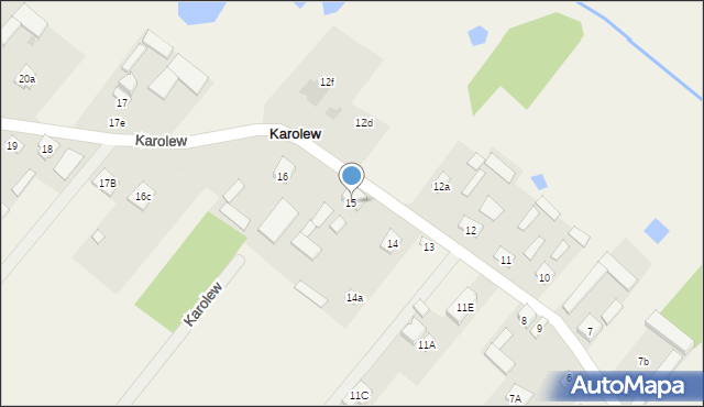 Karolew, Karolew, 15, mapa Karolew