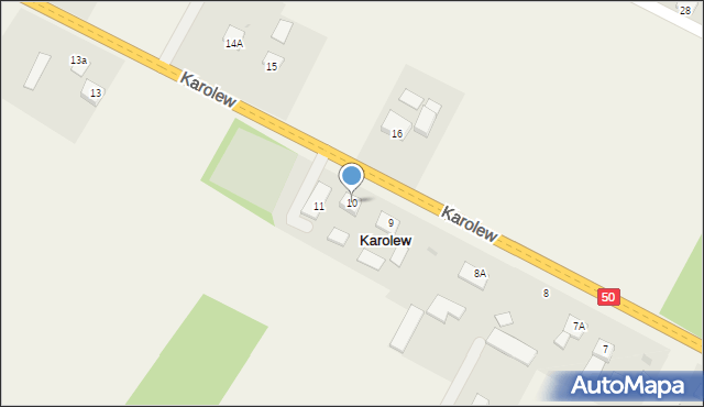 Karolew, Karolew, 10, mapa Karolew