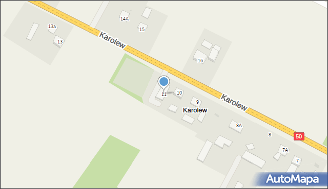 Karolew, Karolew, 11, mapa Karolew