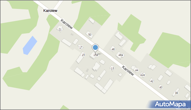 Karolew, Karolew, 15a, mapa Karolew