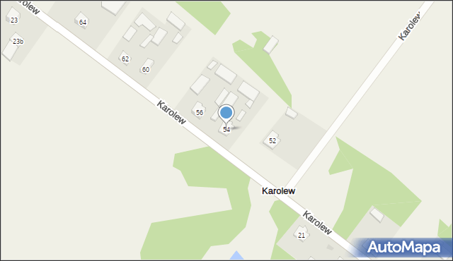 Karolew, Karolew, 54, mapa Karolew