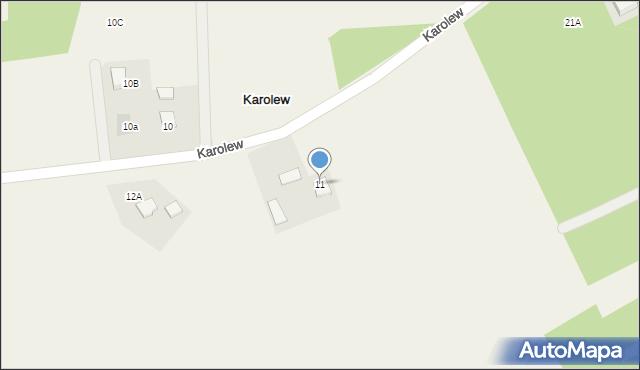 Karolew, Karolew, 11, mapa Karolew