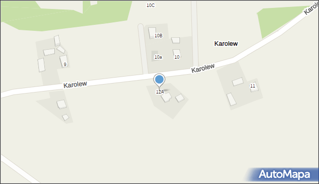 Karolew, Karolew, 12A, mapa Karolew