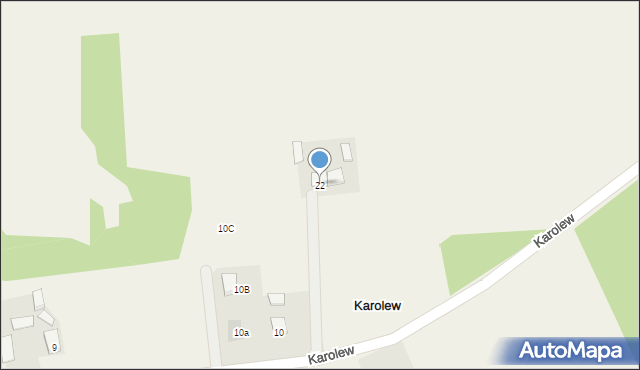 Karolew, Karolew, 22, mapa Karolew