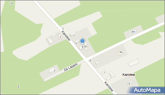 Karolew, Karolew, 5, mapa Karolew