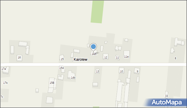 Karolew, Karolew, 14A, mapa Karolew