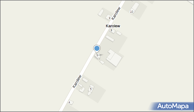 Karolew, Karolew, 7, mapa Karolew