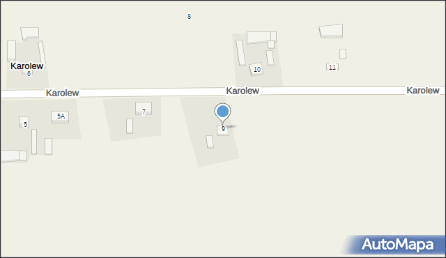 Karolew, Karolew, 9, mapa Karolew