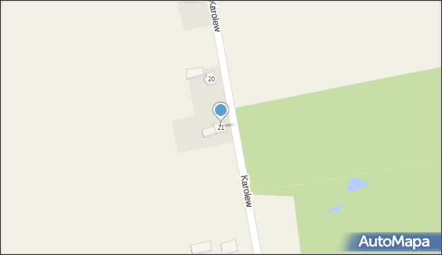 Karolew, Karolew, 21, mapa Karolew