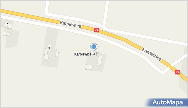 Karolewice, Karolewice, 4, mapa Karolewice