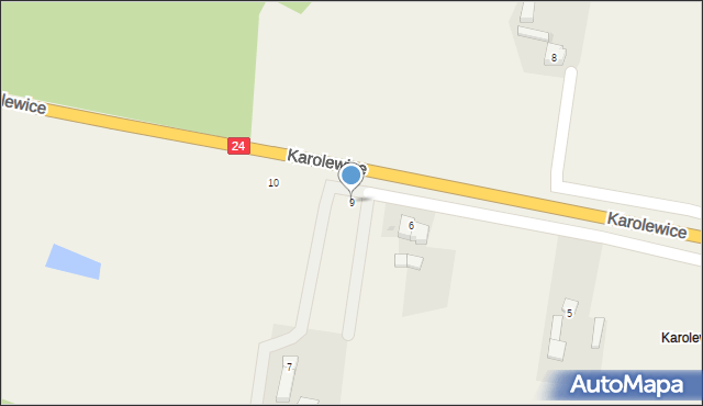 Karolewice, Karolewice, 9, mapa Karolewice