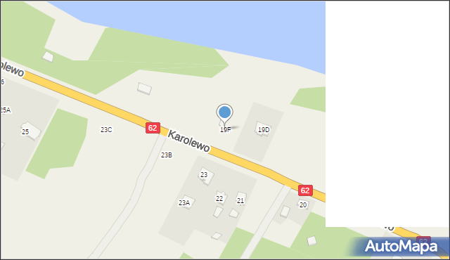 Karolewo, Karolewo, 19F, mapa Karolewo